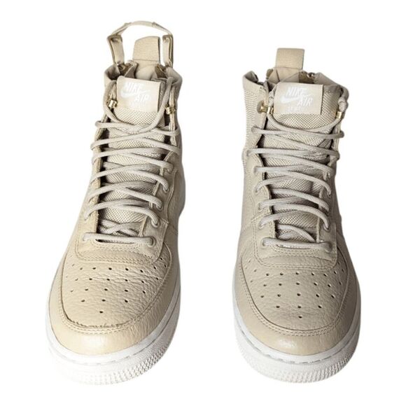 NIKE Air Force 1 Mid "Mushroom" Sneakers Size 5.5Y/W7 - Picture 4 of 9